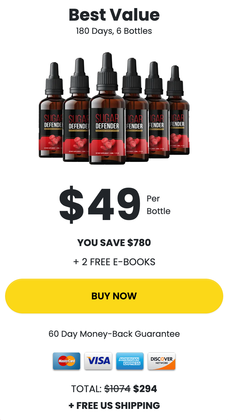 Bio Melt Pro Sugar Defender Buy 6 Bottles